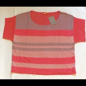 New Anthropologie Short-Sleeve Sweater Size Small